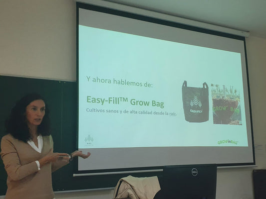 GROWinBAG™visita a los Estudiantes de Paisajismo en la Universidad Juan Carlos I